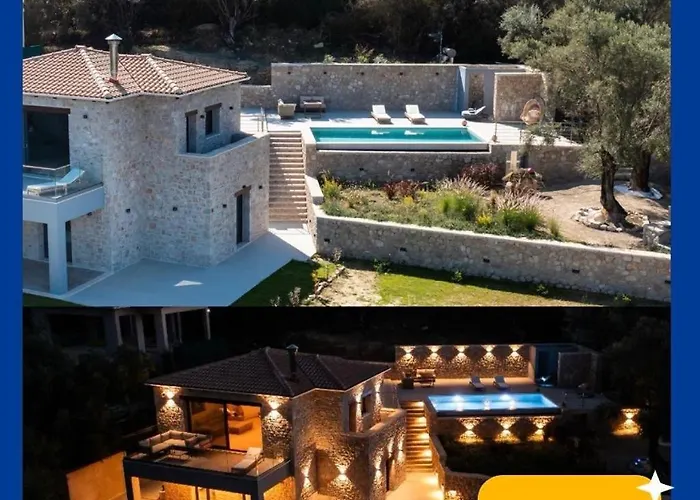 Villa Orraon Luxury - Exclusive Retreat With Panoramic Views And Infinity Pool Lefkáda