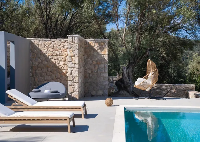 Вилла Orraon Luxury - Exclusive Retreat With Panoramic Views And Infinity Pool Лефкада