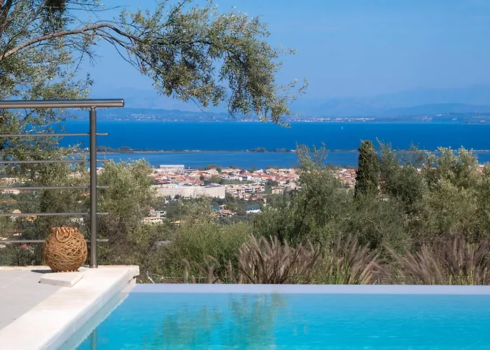 Вилла Orraon Luxury - Exclusive Retreat With Panoramic Views And Infinity Pool Лефкада
