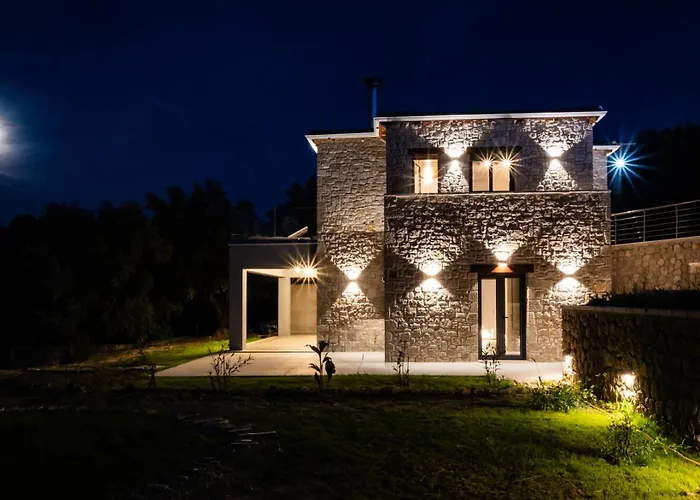 Вилла Orraon Luxury - Exclusive Retreat With Panoramic Views And Infinity Pool Лефкада